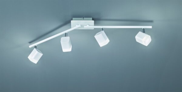 Trio R82154131 Roubaix LED bodové svítidlo | Teplá bílá | 4X4W | Bílá