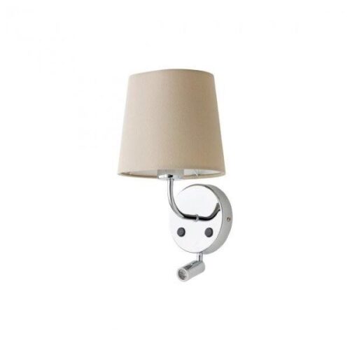 Redo 01-1151 CR LED nástěnní svítidlo | Teplá bílá | Chrom | Kov | 3W