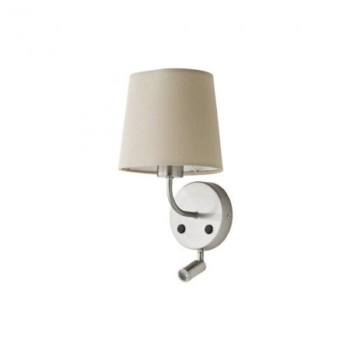 Redo 01-1151 SN LED nástěnní svítidlo | Teplá bílá | Kov | Nikl | 3W