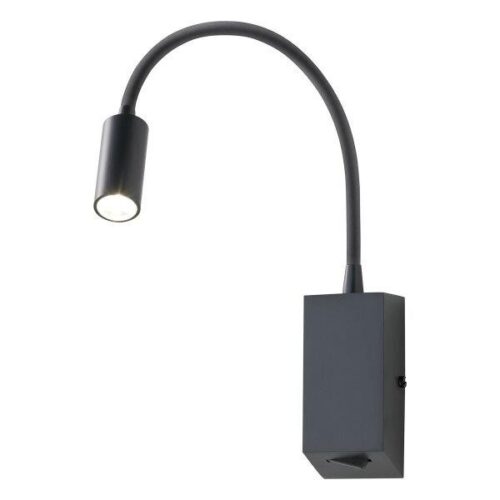 Redo 01-1194 LED nástěnní svítidlo | Teplá bílá | Černá | 3W