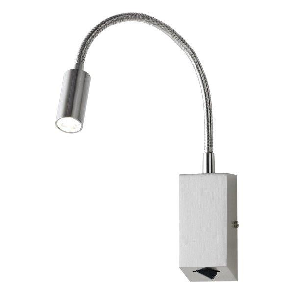 Redo 01-1195 LED nástěnní svítidlo | Teplá bílá | Kov | Nikl | 3W