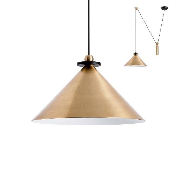 Redo 01-1545 Lustr | E27 | Barevný kov | Bronz