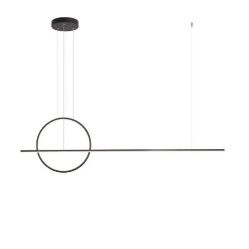 Redo 01-1735 LED stropní svítidlo | Teplá bílá | 49=3724lmW | Černá
