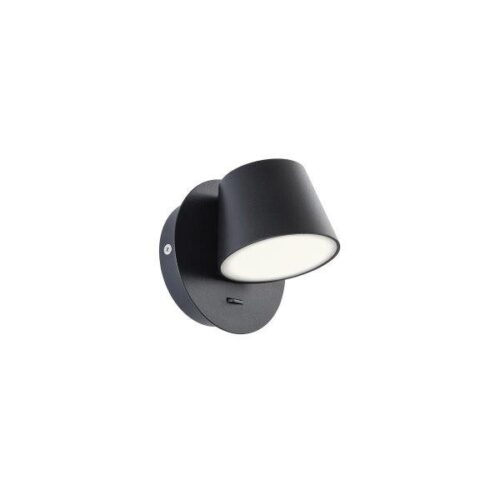 Redo 01-1739 LED nástěnní svítidlo | Teplá bílá | 6=570lmW | Černá