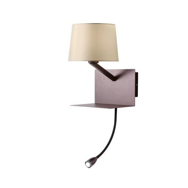 Redo 01-1808 LED nástěnní svítidlo | Teplá bílá | Béžová | Hnědá | 42W