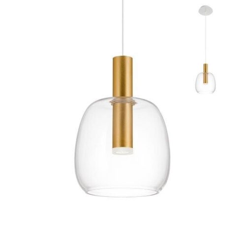 Redo 01-1819 LED stropní svítidlo | Teplá bílá | 6,6=470lmW | Barevný kov | Zlatá