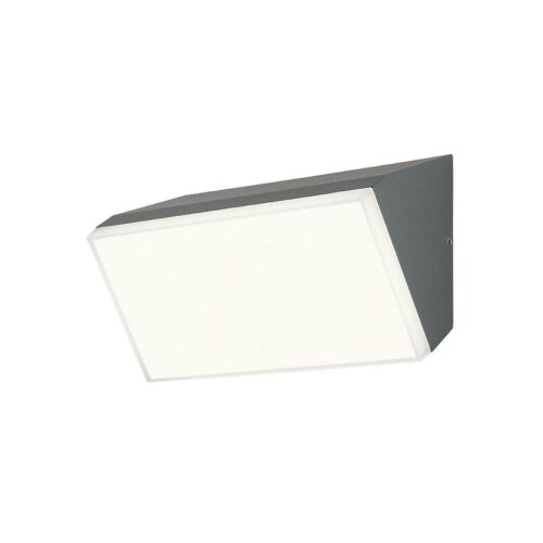 Redo 90015 Tokyo LED Nástěnné venkovní světlo | Teplá bílá | 12W | Šedá