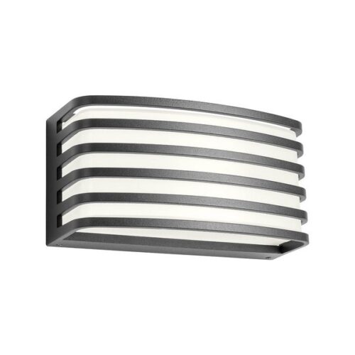 Redo 90038 Sebra LED Nástěnné venkovní světlo | Teplá bílá | Černá | 15W