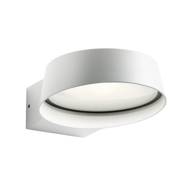 Redo 90045 Phaser LED Nástěnné venkovní světlo | Teplá bílá | Bílá | 12W