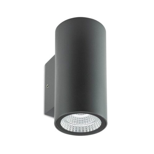 Redo 90079 Ram LED Nástěnné venkovní světlo | Teplá bílá | Černá | 2x3W