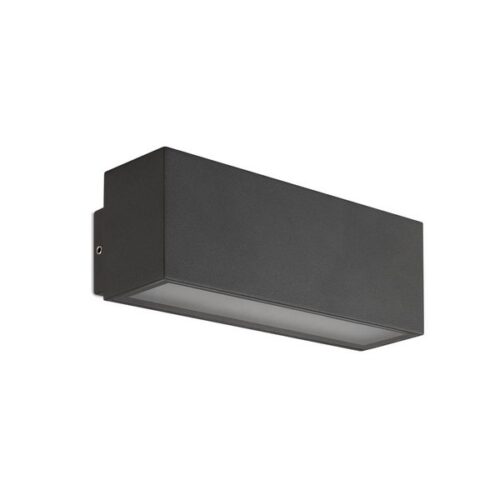 Redo 90096 Planit LED Nástěnné venkovní světlo | Teplá bílá | Černá | 10W