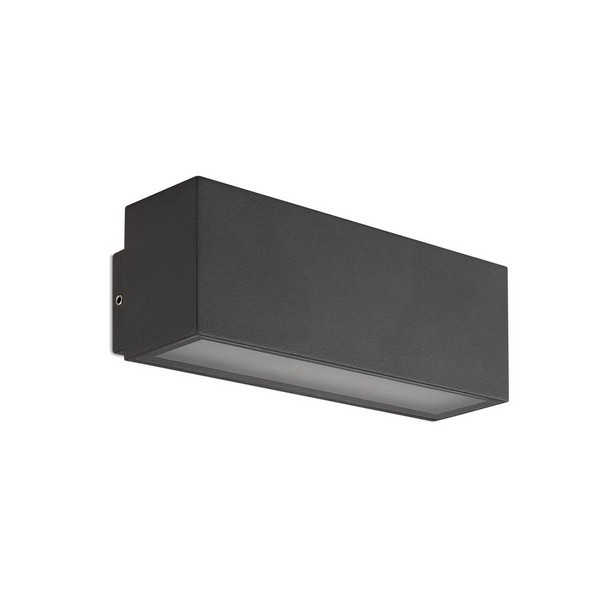 Redo 90096 Planit LED Nástěnné venkovní světlo | Teplá bílá | Černá | 10W