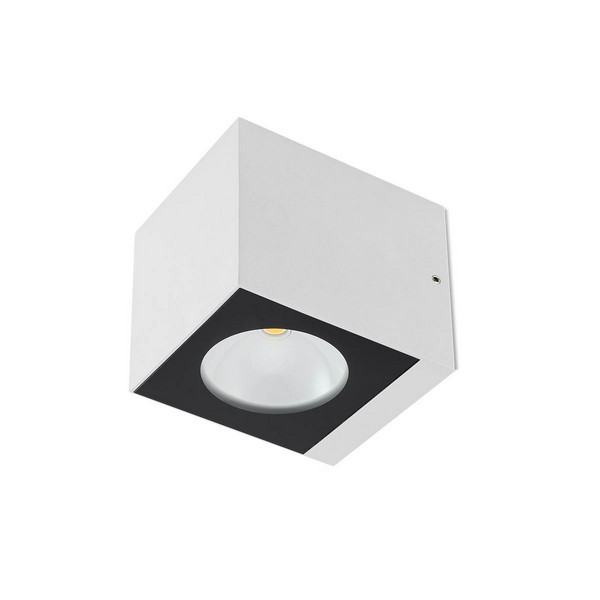 Redo 90097 Teko LED Nástěnné venkovní světlo | Teplá bílá | Bílá | 6W