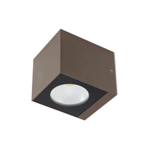 Redo 90099 Teko LED Nástěnné venkovní světlo | Teplá bílá | Hnědá | 6W