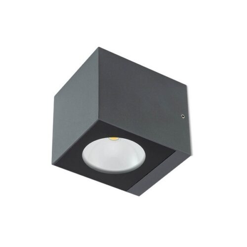 Redo 90101 Teko LED Nástěnné venkovní světlo | Teplá bílá | Černá | 2x6W
