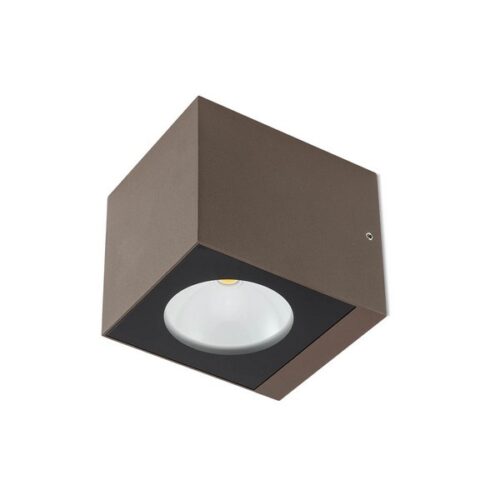 Redo 90102 Teko LED Nástěnné venkovní světlo | Teplá bílá | Hnědá | 2x6W
