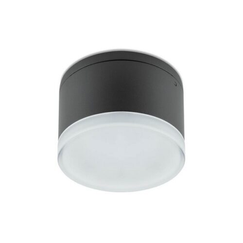 Redo 90107 Akron LED Přisazené stropní svítidlo | Teplá bílá | Černá | 9W