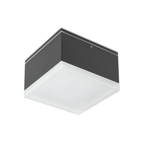 Redo 90109 Akron LED Přisazené stropní svítidlo | Teplá bílá | Černá | 9W