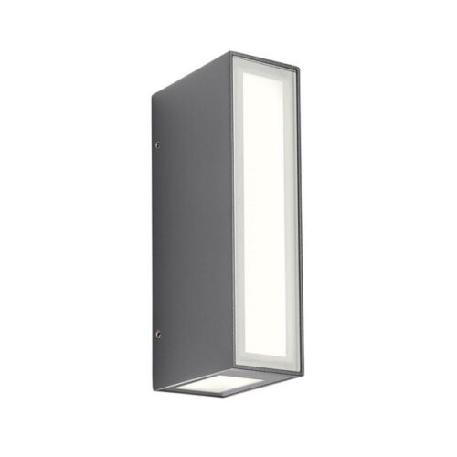 Redo 90114 Ivar LED Nástěnné venkovní světlo | Teplá bílá | Černá | 8W
