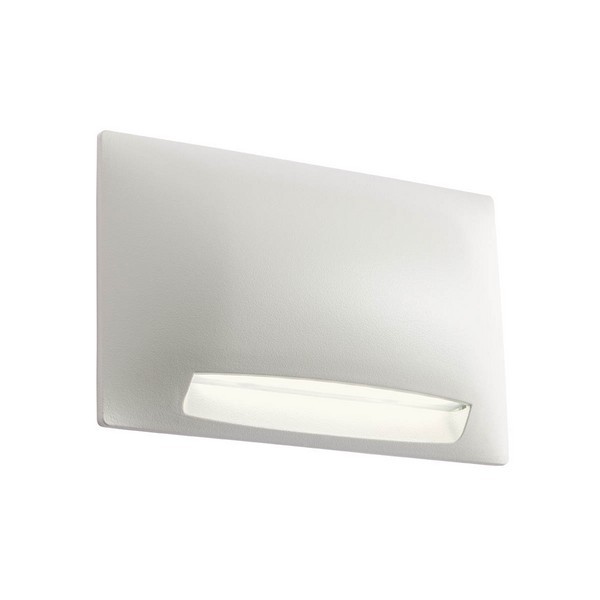 Redo 90122 Slot LED Nástěnné venkovní světlo | Teplá bílá | Bílá | 4W