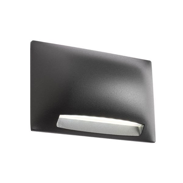 Redo 90123 Slot LED Nástěnné venkovní světlo | Teplá bílá | Černá | 4W