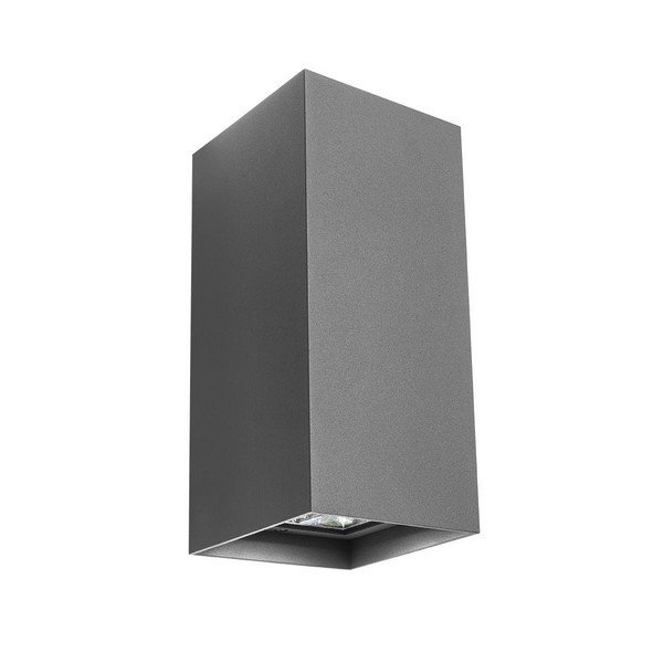 Redo 90232 Hub LED Nástěnné venkovní světlo | Teplá bílá | Černá | 20W