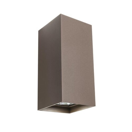 Redo 90233 Hub LED Nástěnné venkovní světlo | Teplá bílá | Hnědá | 20W