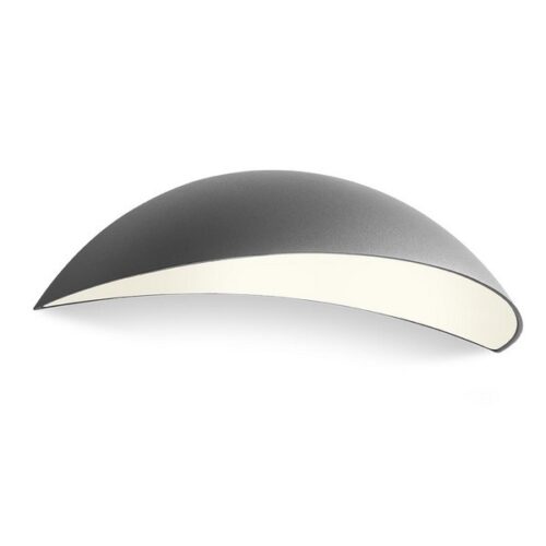 Redo 90235 Palma LED Nástěnné venkovní světlo | Teplá bílá | Šedá | 18W