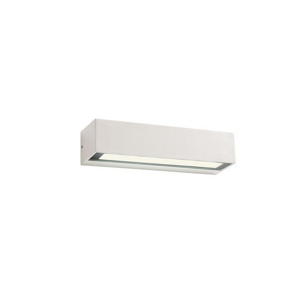 Redo 90247 Aroos LED Nástěnné venkovní světlo | Teplá bílá | Bílá | 7W