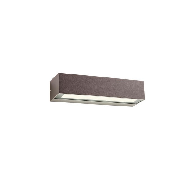 Redo 90249 Aroos LED Nástěnné venkovní světlo | Teplá bílá | Hnědá | 7W