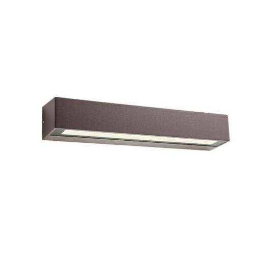 Redo 90252 Aroos LED Nástěnné venkovní světlo | Teplá bílá | Hnědá | 14W