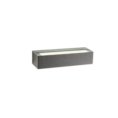 Redo 90257 Aroos LED Nástěnné venkovní světlo | Teplá bílá | Černá | 12W