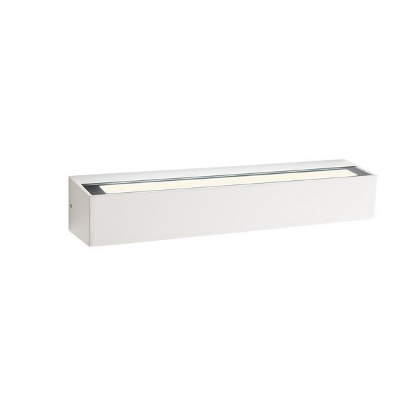 Redo 90259 Aroos LED Nástěnné venkovní světlo | Teplá bílá | Bílá | 21W