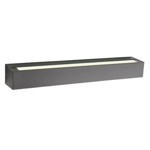Redo 90263 Aroos LED Nástěnné venkovní světlo | Teplá bílá | Černá | 30W