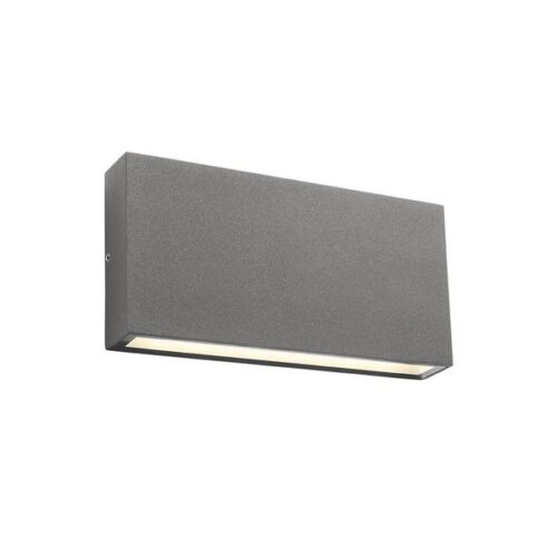 Redo 90382 Kamal LED Nástěnné venkovní světlo | Teplá bílá | Černá | 12W