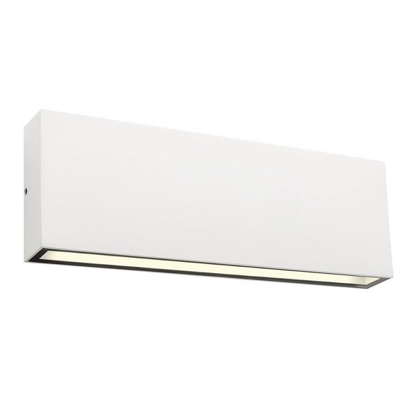 Redo 90390 Kamal LED Nástěnné venkovní světlo | Teplá bílá | Bílá | 15W