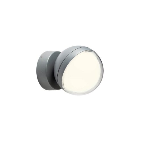 Redo 90555 LED Nástěnné venkovní světlo | Teplá bílá | Šedá