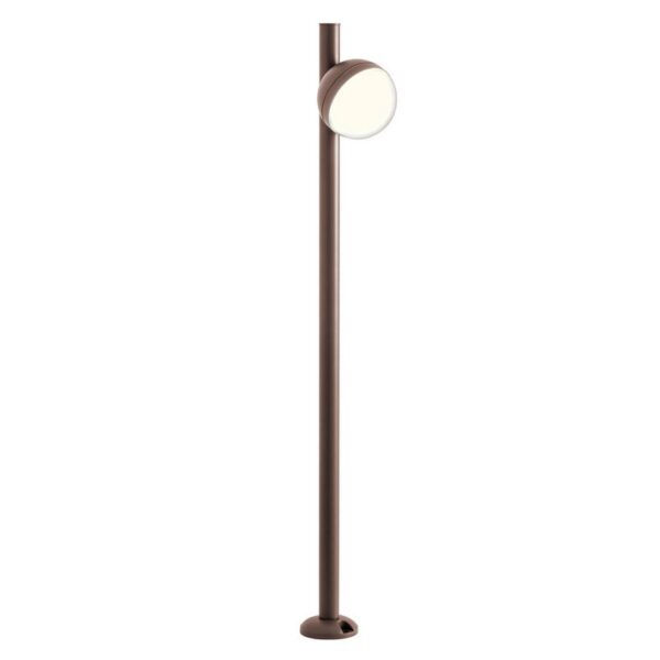 Redo 90558 LED Zahradní sloupkové světlo | Teplá bílá | Hnědá