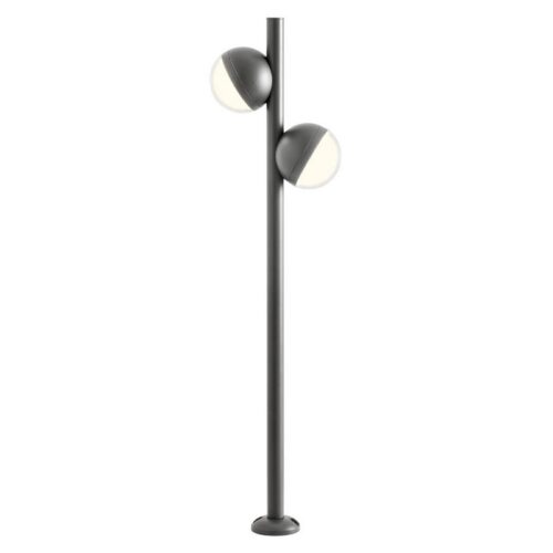 Redo 90559 LED Zahradní sloupkové světlo | Teplá bílá | Šedá