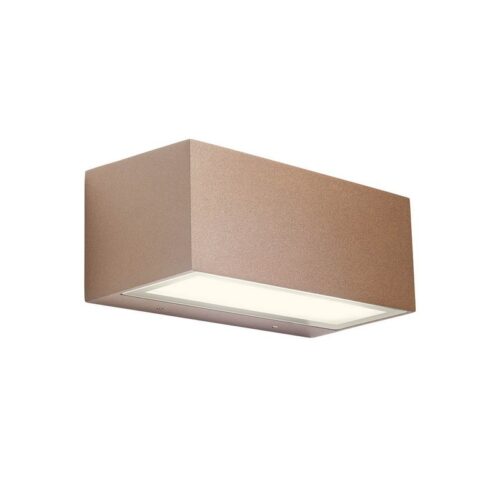 Redo 90563 LED Nástěnné venkovní světlo | Teplá bílá | Hnědá