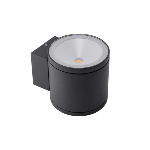 Redo 9590 Eta LED Nástěnné venkovní světlo | Teplá bílá | Šedá | 6W