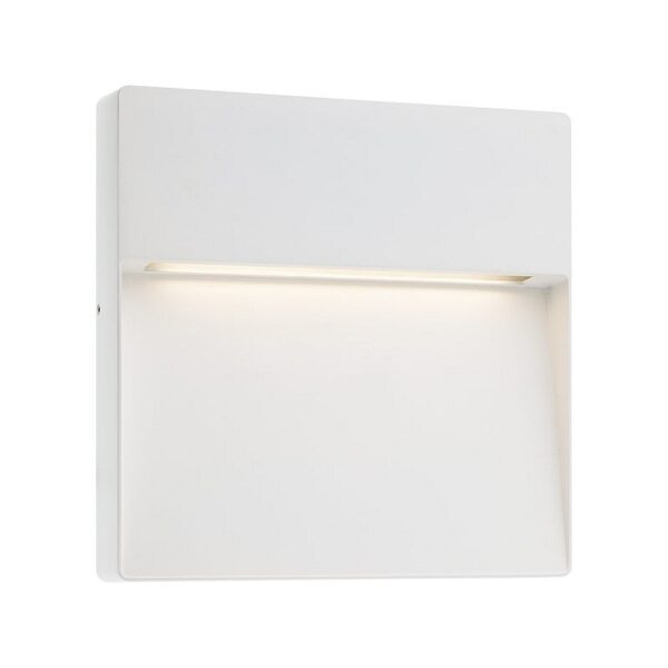 Redo 9627 Even LED Nástěnné venkovní světlo | Teplá bílá | Bílá | 9W
