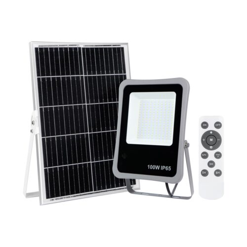 Italux 5902854536658 LED Solární svítidlo | 100W | Černá