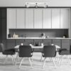 Italux 5900644430568 Bodové svítidlo | GU10 | Bílá | Černá