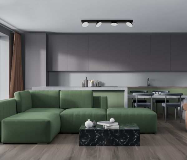 Italux 5900644430353 LED bodové svítidlo | Přírodní bílá | Černá | 4x5W