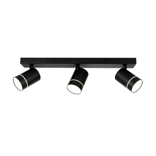 Italux 5900644430094 LED bodové svítidlo | Přírodní bílá | Černá | 3x5W