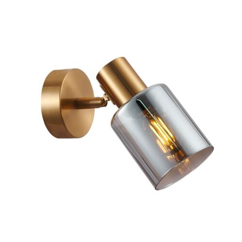 Italux 5902854538621 Bodové svítidlo | E14 | Barevný kov | Bronz