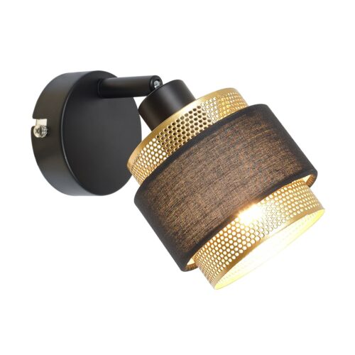 Italux 5900644433385 LED bodové svítidlo | 3X4W | Barevný kov | Černá | Zlatá
