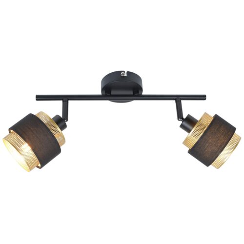 Italux 5900644433392 LED bodové svítidlo | 4X4W | Barevný kov | Černá | Zlatá