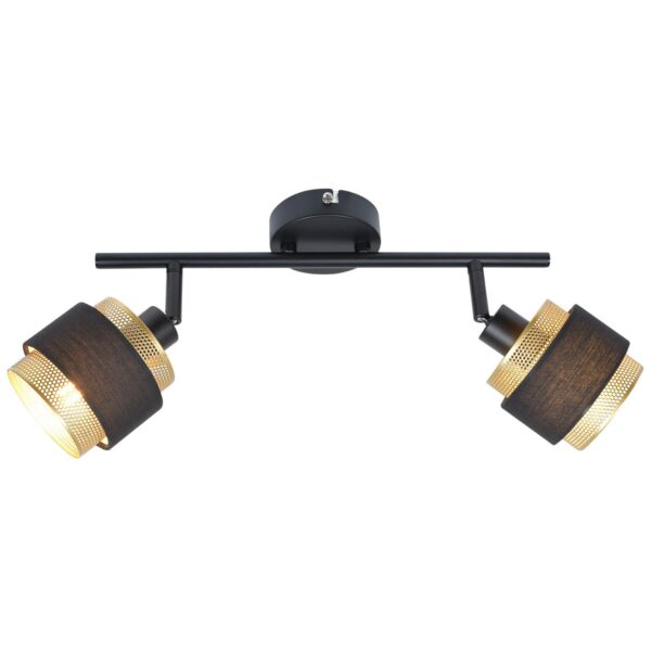 Italux 5900644433392 LED bodové svítidlo | 4X4W | Barevný kov | Černá | Zlatá
